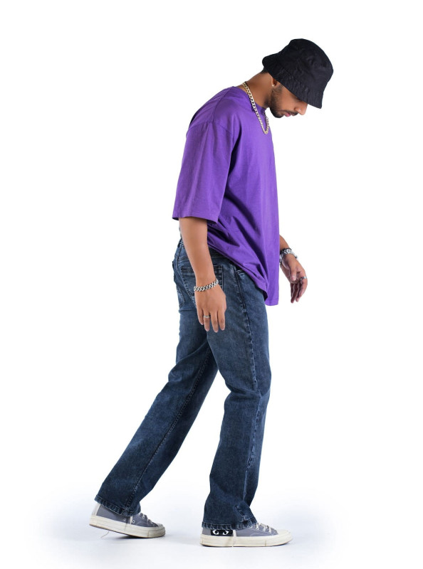 MENS CLOUD WASH BOOT-CUT FIT JEANS