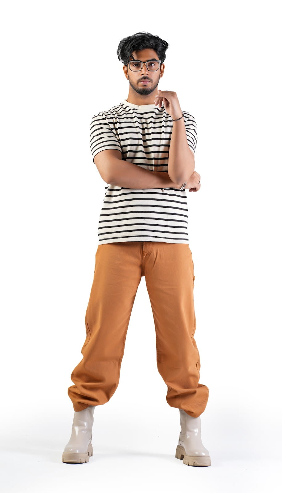 MENS HAZEL COLOR RELAX STRAIGHT FIT JEANS