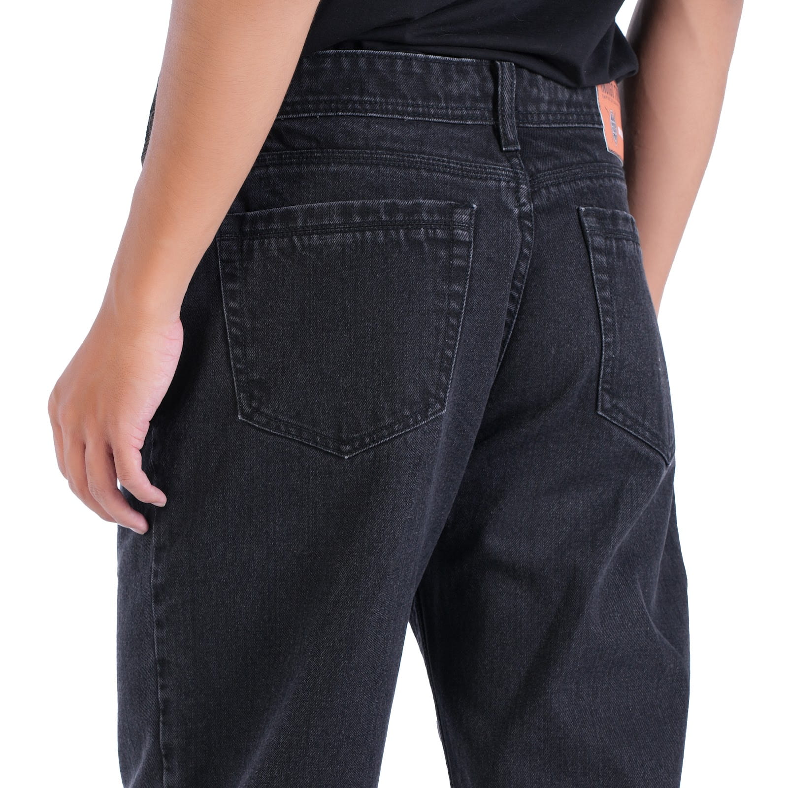 MENS JET BLACK TONE ON TONE