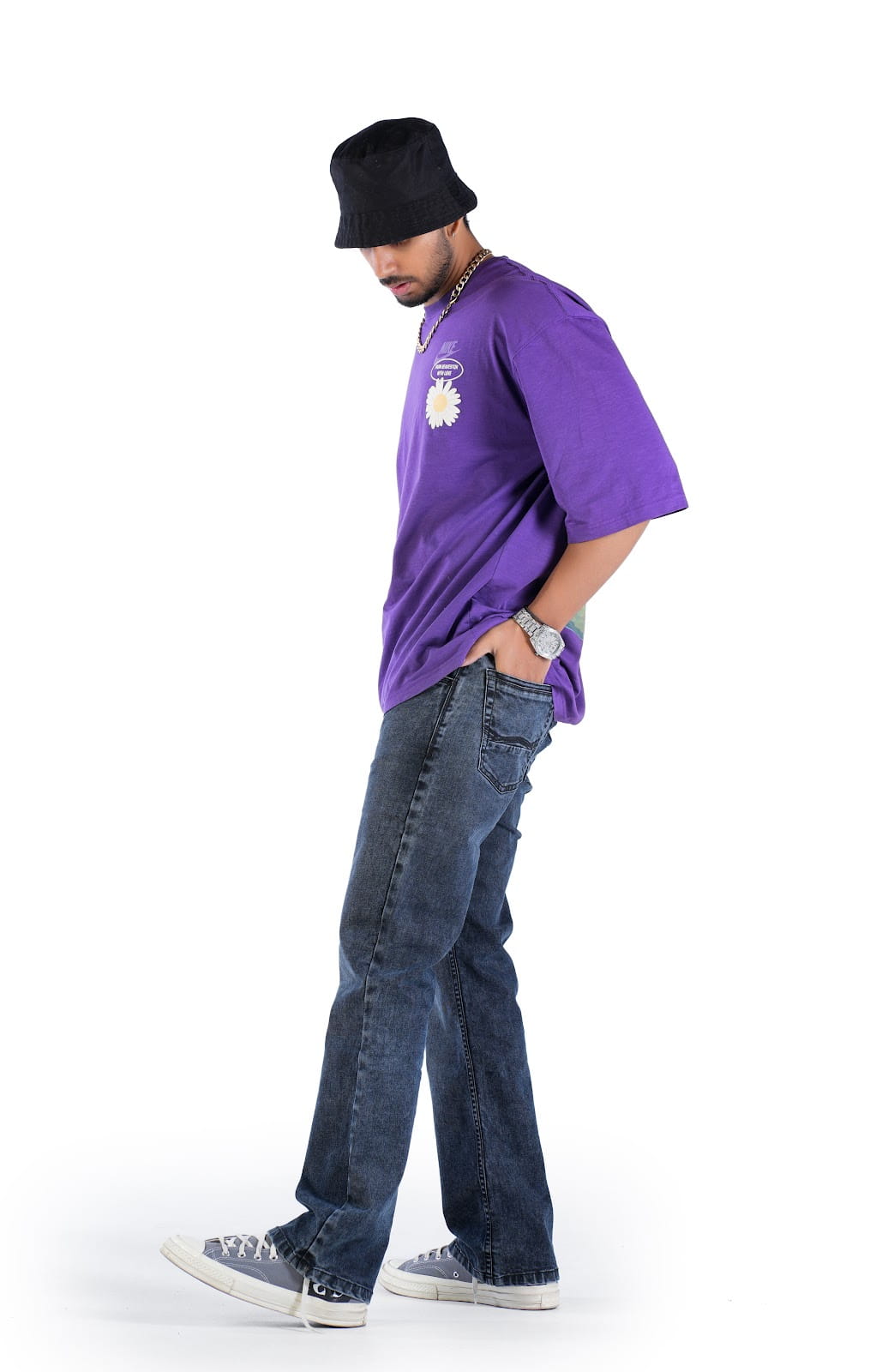 MENS CLOUD WASH BOOT-CUT FIT JEANS